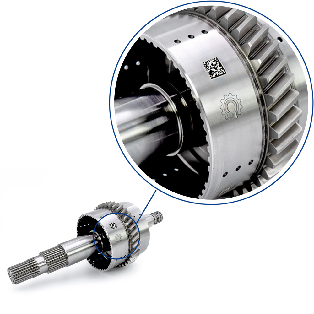 Datamatrix-e-logo Marquage Laser Industriel